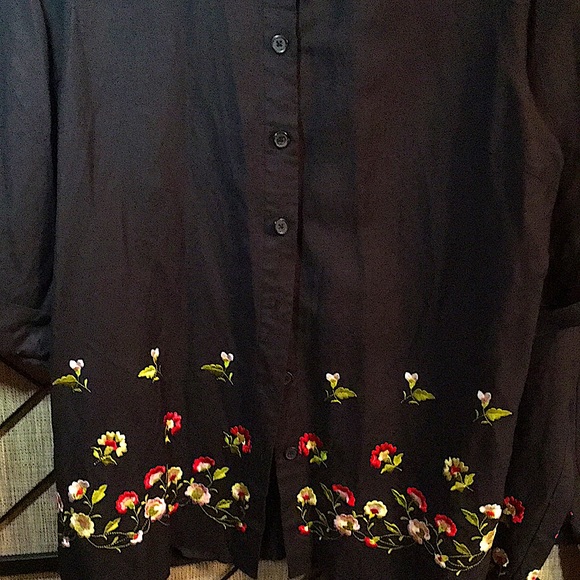 LARRY LEVINE WOMAN SIZE 16 W LINEN PANTS SET - Picture 5 of 14